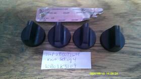 Wb03k5109 Ge Range Knob Surface Set Of 4 Black