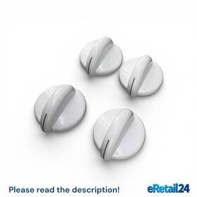 Wb03t10228 Ge Stove Burner Knob White Set Of 4