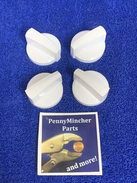 Wb03t10344 Ge Stove Control Knobs White Set Of 4