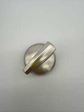Wb03x26049 Ge Oem Range Knob - Stainless Steel 222d8203