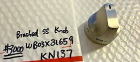 Cgs700p2m1s1 Ge Wb03x31659 Brushed Stainless Mrhob Knob For Cafe Range Kn137