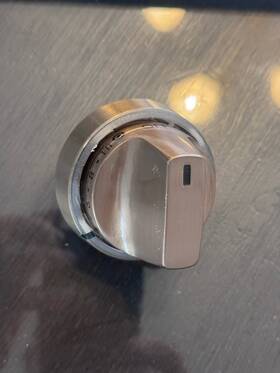 Wb03x31891 Ge Cafe Gas Range Stove Blush Copper Knob - Complete Bottom Plate