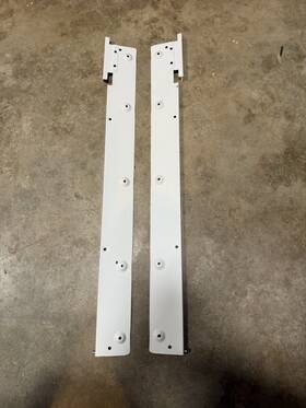 Wb07t10041 Ge Wb07t10040 Oem Single Oven Vertical Trim Set 2 White