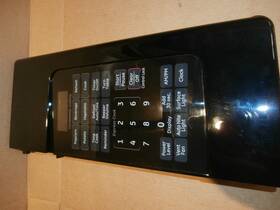 Wb07x11278 Ge Microwave Control Panel-touch Plate Black