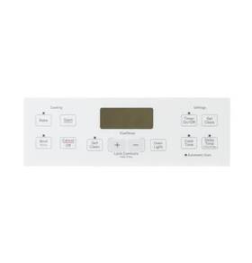 Wb07x24623 Ge Original Oem Range Control Panel White Genuine Open Bag