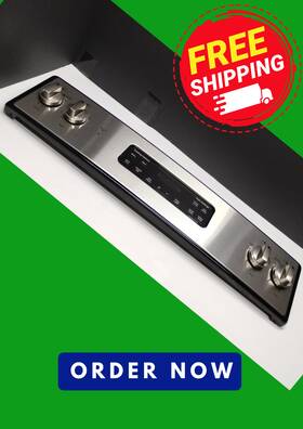 Jb645rk8ss Ge Wb07x36105 Range Stainless Control Panel Trim For Accys And Screws