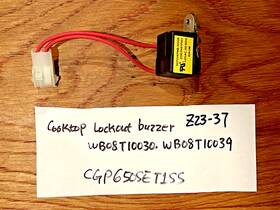 Wb08t10039 Ge Wb08t10030 Cooktop Lockout Buzzer For Model# Cpg650set1ss Z23-37