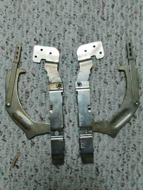 Wb10x0158 Ge Wall Oven Upper Door Hinge Set
