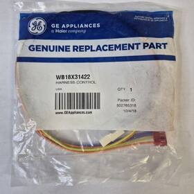 Wb18x31422 Ge New Electric Range Control Harness Nip Genuine Oem Part