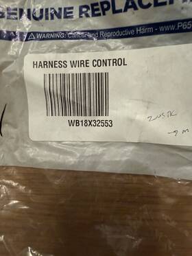 Wb18x32553 Ge New Harness Wire Control