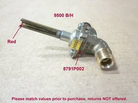 Wb21k10033 Ge Gas Valve 9500 B/h Natural