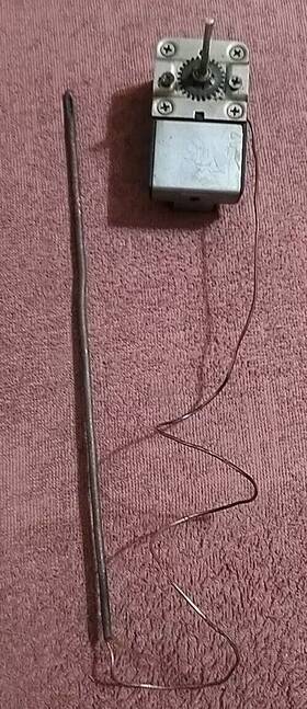 261d957g Ge Wb21x126 Vintage Oven Thermostat Part No. Or 1 Short 29 Inch Probe