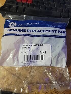 Wb21x47746 Ge Genuine Oem Range Hood Capacitor