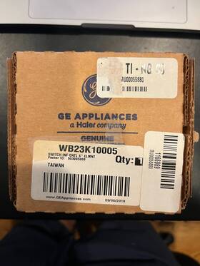 Ge Wb23k10005 Genuine Part Switch Inf Control 6 Inch Element New