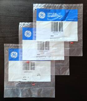 Wb25t10042 Ge Qty 3 Genuine Oem General Electric Oven Range Indicator Light Lens