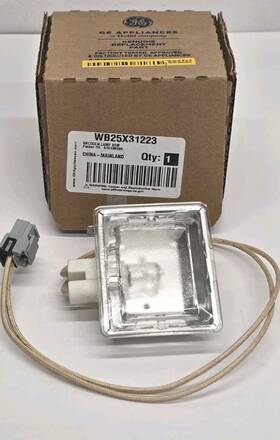 Wb25x31223 Ge Oem Oven Halogen Lamp Assembly Part #