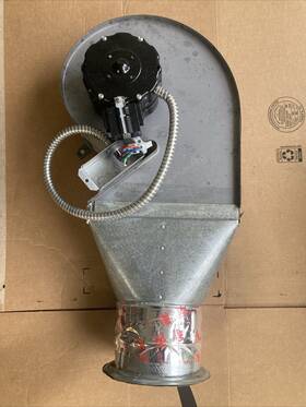 Wb26x10220 Ge Profile Downdraft Cooktop Fan Motor Assembly And Exhaust Flume