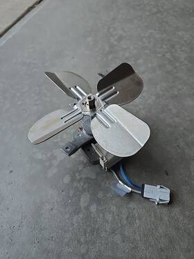 Wbo2t10598 Ge Wb26x23813 Oem Oven Fan Motor And Blade