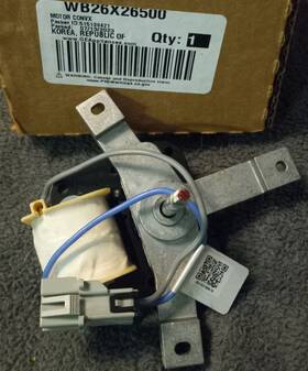 Wb26x26500 Ge New - Oven Convection Fan Motor