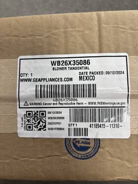 Wb26x35086 Ge Blower Tangential Cooling Fan Oem