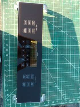 222d1060p002 Ge Wb27k10258 Range Oven Touchpad Control Panel P#