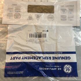 Wb27k5338 Ge Range Clock Plate-white Oem New/ Sealed Wb27k5338 Ge Range Clock Plate-white Oem New/ Sealed