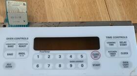 Wb27t10505 Ge Wb27t10506 Oem Range User Interface Keypad Membrane Plate Free Shipping