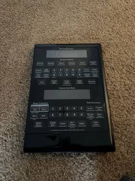 Wb27t11343 Ge Combo Oven Touch Panel