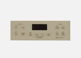 Wb27t11513 Ge Faceplate Graphics Bisque Control Panel Overlay