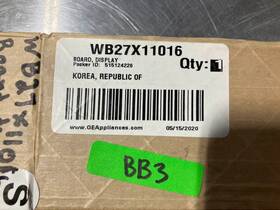 Wb27x11016 Ge Board Display