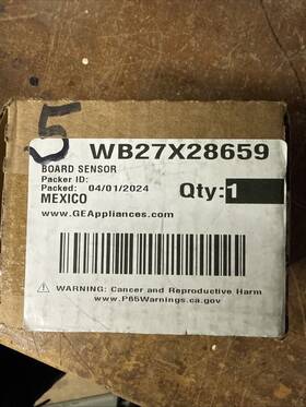 Wb27x28659 Ge Genuine Oven Board Sensor