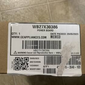 Wb27x30386 Ge Monogram Power Board Oem New