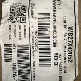 Wb27x42052 Ge New Genuine Oem Control Board - In Closed Box