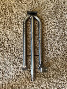 Wb28x10063 Ge Monogram Grill / Griddle U Burner Tube With Bracket Oem Part#