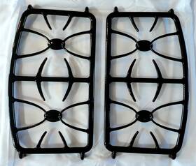 Wb31x10007 Ge Set Of Two Double Burner Stove Top Grates Part No. Oem