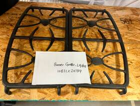 Wb31x24784 Ge Burner Grate Set Lh/rh For Gas Range Cooktop Nib P32