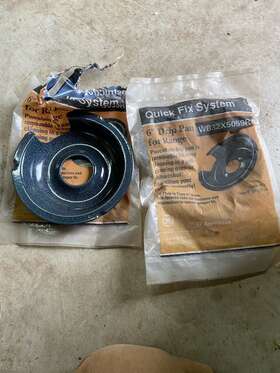 Wb32x5059r Ge Wb32x5051a 2 6 Inch Gray Drip Pan Fits Kenmore # Wb32x5051 340528