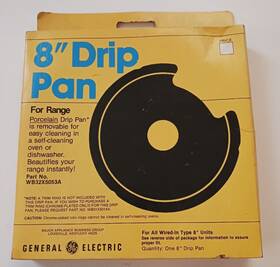 Wb32x5052a Ge Wb32x5053a Lot Of 2 Genuine Nos Factory Part 8 Inch Porcelain Range Drip