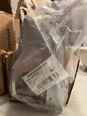 Wb34x28735 Ge Gas Range Replacement Part Fan Support