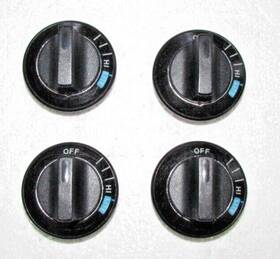 Wb3k100 Ge Hot Point Gas Range Burner Control Knobs 4 Replaces 256321