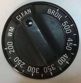 164d2095 Ge Wb3x5642 Electric Range Thermostat Knob Black Asmn