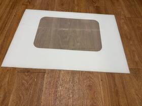 Wb56t10145 Ge Kenmore Range Oven White Outer Door Glass 1087756