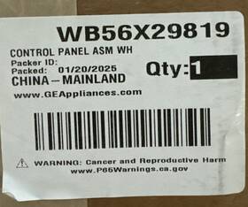 Wb56x29819 Ge Oem Microwave Control Panel Asm