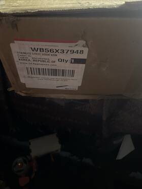 Wb56x37948 Ge Stainless Steel Door Assembly