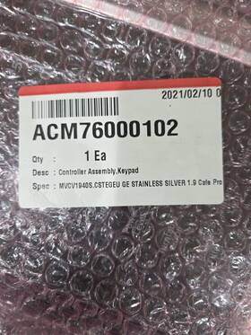 Acm76000102 Ge Wb56x38105 Microwave Control Panel Stainless Steel
