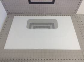 Wb57k10086 Ge Range Outer Door Glass 29 5/8ftft X 18 3/4ftft