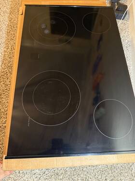 Wb62x45231 Ge Range Glass Maintop Assembly
