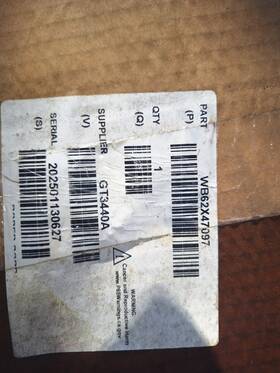 Wb62x47097 Ge Glass Range Cooktop Brand New