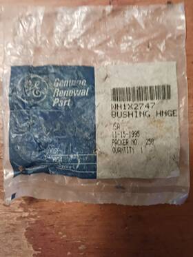 Wh1x2747 Ge New Genuine Nos General Electric Bushin Hinge Oem In Bag