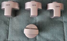 Zgg420nbp1ss Ge Monogram #zgg420nbp1ss 48 Inch Outdoor Gas Grill Burner Knob Set Oem Parts